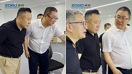 ZOBO卓邦張新峰與協(xié)會(huì)領(lǐng)導(dǎo)走訪中建電子信息技術(shù)有限公司，共商發(fā)展大計(jì)