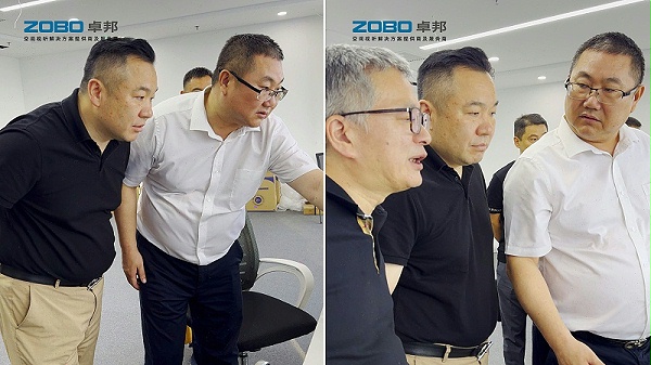 ZOBO卓邦張新峰與協(xié)會(huì)領(lǐng)導(dǎo)走訪中建電子信息技術(shù)有限公司，共商發(fā)展大計(jì)