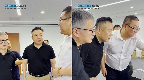 ZOBO卓邦張新峰與協(xié)會(huì)領(lǐng)導(dǎo)走訪中建電子信息技術(shù)有限公司，共商發(fā)展大計(jì)