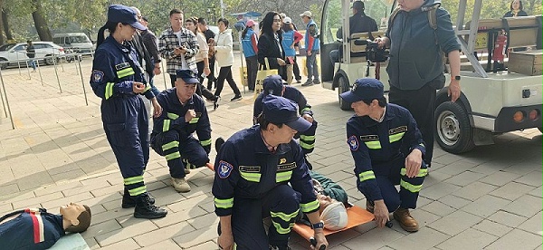 PRS音響為北京人防浩天志愿者救援隊潭柘寺服務站成立揭牌儀式保駕護航