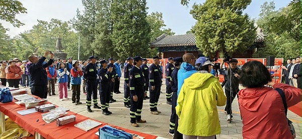 PRS音響為北京人防浩天志愿者救援隊潭柘寺服務站成立揭牌儀式保駕護航