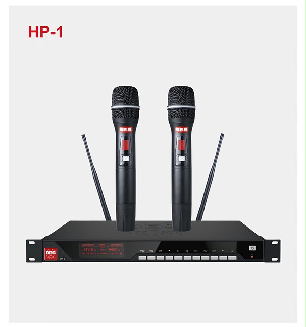 BBS娛樂話筒 HP-1 一拖二無線話筒 專業(yè)無線麥克風(fēng) 真分集話筒 舞臺(tái)演出會(huì)議婚慶主持1