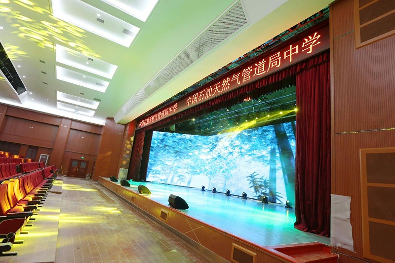中國石油天然氣管道局中學使用PRS舞臺音響