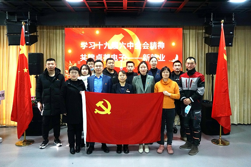 ZOBO卓邦黨支部開展“學(xué)習(xí)貫徹黨的十九屆六中全會(huì)精神”主題黨日活動(dòng)