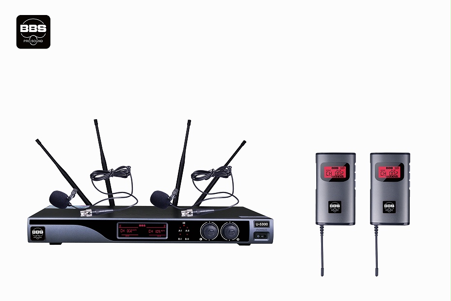 領(lǐng)夾話筒BBS商用話筒 U-5300D 舞臺(tái)演出麥克風(fēng) 無(wú)線麥克風(fēng) 無(wú)線會(huì)議話筒-BBS話筒