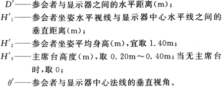 4會(huì)議電視會(huì)場(chǎng)系統(tǒng)工程設(shè)計(jì)規(guī)范 GB50635—2010
